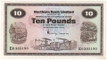 Northern Bank Ltd 10 Pounds,  1. 1.1975
